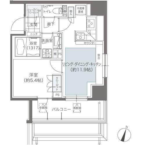 メゾンカルム本郷間取り図