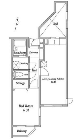 本駒込メゾン・モンブラン間取り図