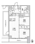 ALTERNA神楽坂II 間取り図