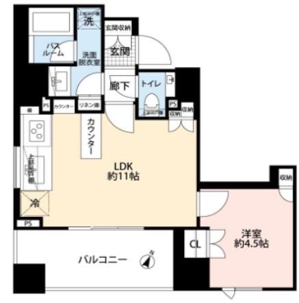 アトラス文京小石川間取り図