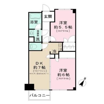 アーバンコートサカスIII 306号室 間取り図