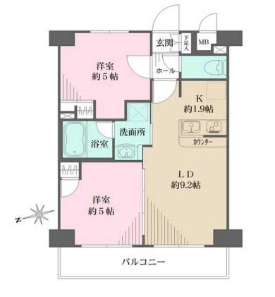 エステムプラザ神楽坂 North Residence間取り図