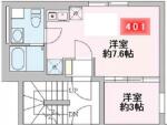 Glanz文京千駄木 間取り図
