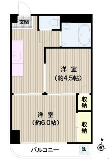 インペリアルハイツアミダ間取り図