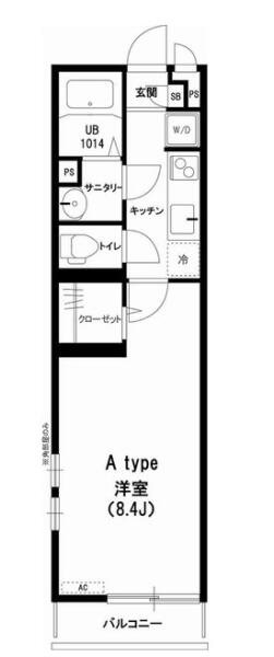 リブリ・アカデミー 301号室 間取り図