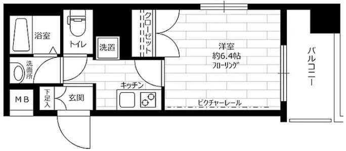 ステージファーストお茶の水女子大前間取り図