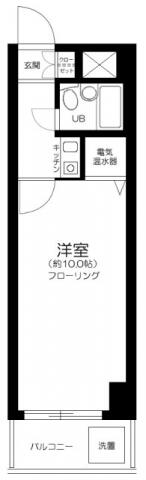 モンテベルデ第２東大前間取り図
