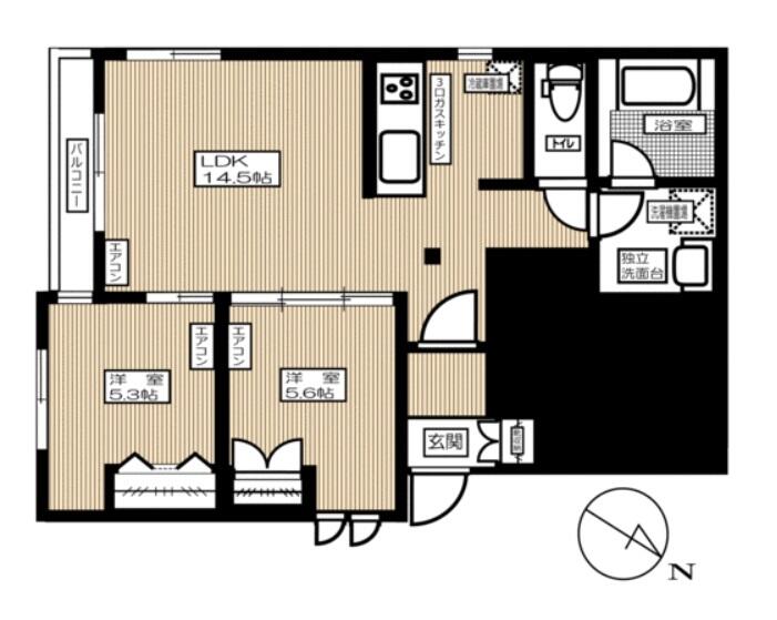 Maison de cime(メゾンドシーム）間取り図