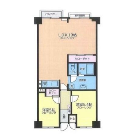 マンションニュー本郷間取り図