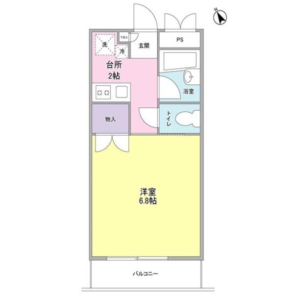 フローラ本駒込間取り図