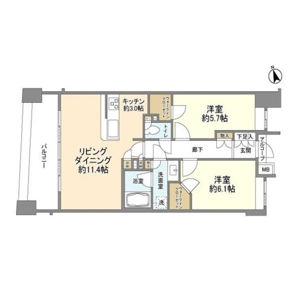 フォリアージュ間取り図