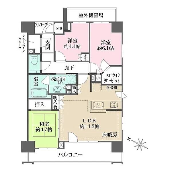 音羽パークハウス間取り図