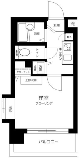 菱和パレス飯田橋駅前間取り図