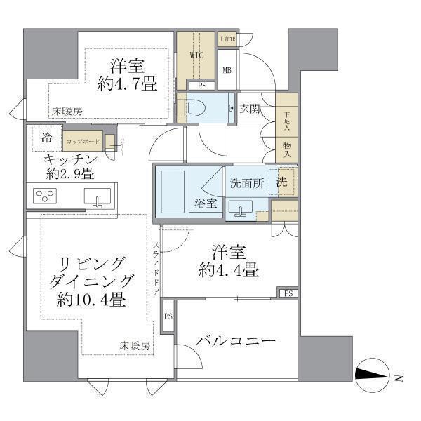 Brillia 本郷 Station Front間取り図