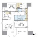 Brillia 本郷 Station Front 間取り図