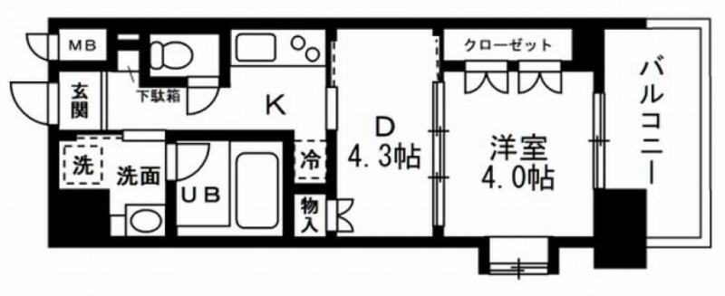 レジディア文京本郷間取り図