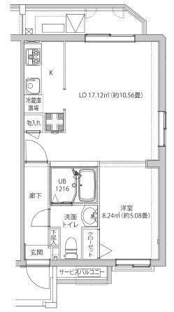 LUMEED飯田橋間取り図