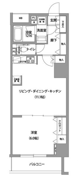 ドミール青柳間取り図