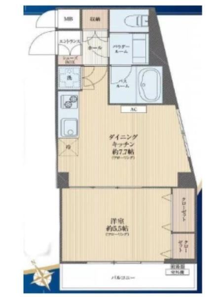 マック小石川コート間取り図