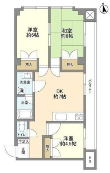 実用茗荷谷マンション間取り図
