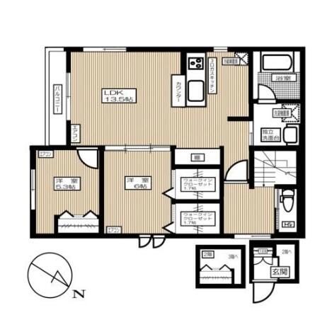 Maison de cime(メゾンドシーム）間取り図