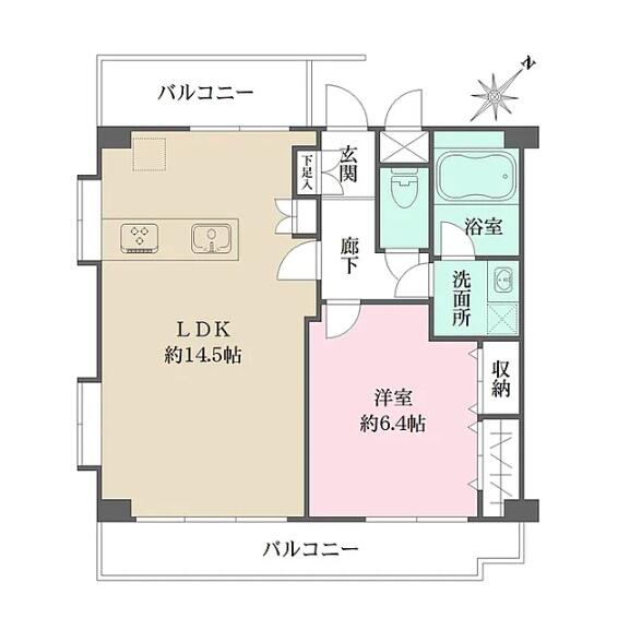 グランデール白山間取り図