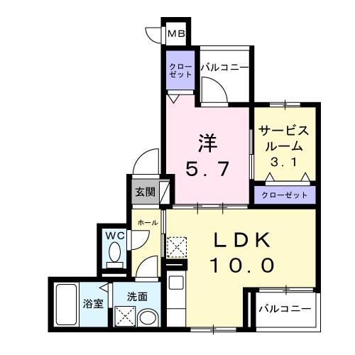 ロンセブン間取り図