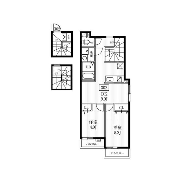 ミハス新大塚間取り図
