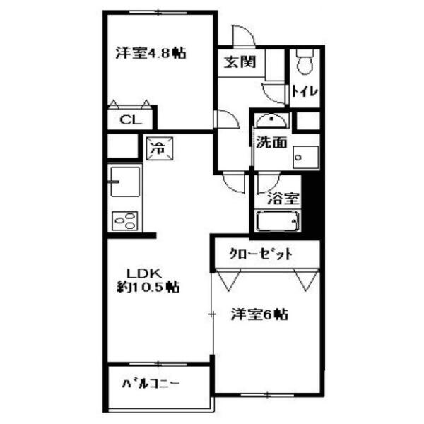 クレインズテラス間取り図