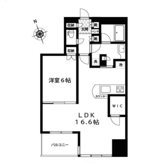 根津シティタワー間取り図