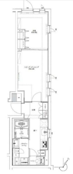 ジェノヴィア新大塚間取り図