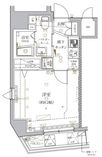 クレイシア文京春日間取り図