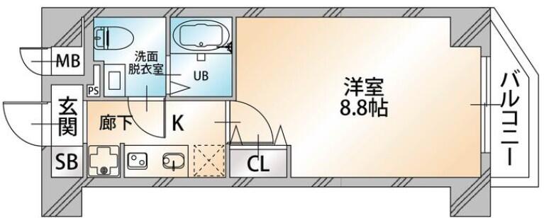 オーキッドレジデンス本駒込 303号室 間取り図