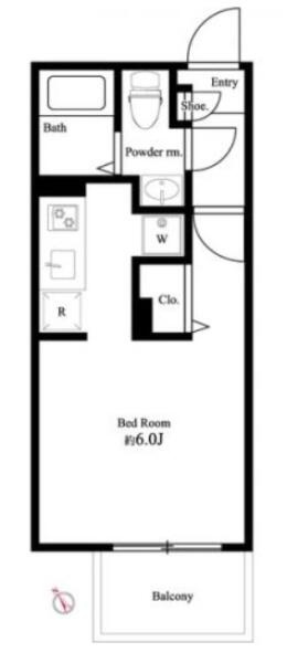 ブランシェ文京白山II 104号室 間取り図
