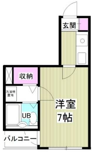 アクア江戸川橋 101号室 間取り図