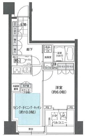 メゾンカルム本郷間取り図
