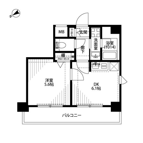 プレール・ドゥーク文京白山間取り図