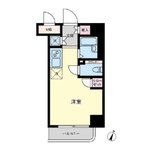 シンシア千駄木間取り図