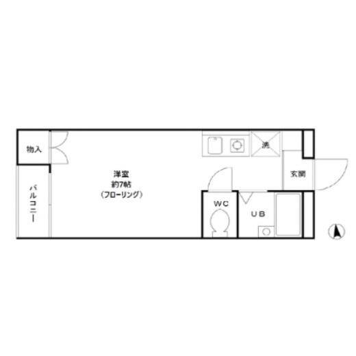 サングレイス関口間取り図