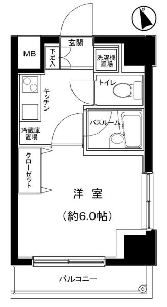 グランフォース早稲田間取り図