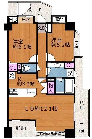 びゅうパルク文京向丘間取り図