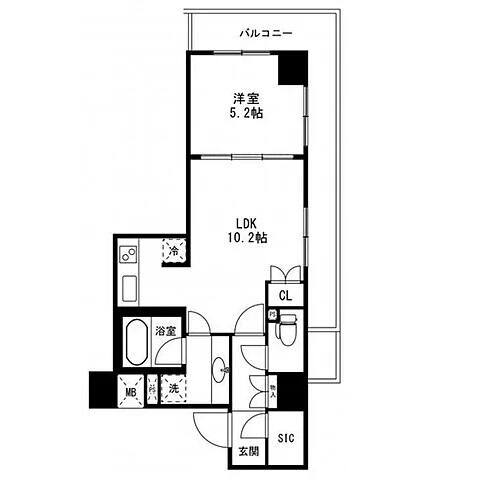 クオリア後楽園間取り図