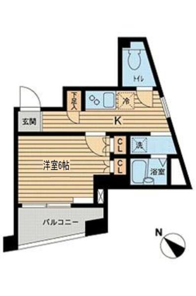 エスティメゾン千駄木 901号室 間取り図