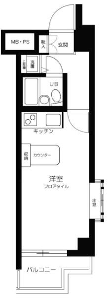 日神パレステージ御茶ノ水間取り図