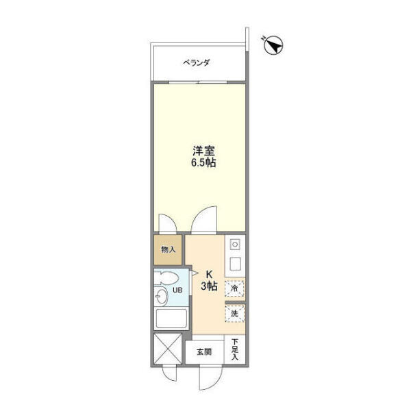シティコート千駄木間取り図