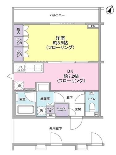 レジデンシャルスター白山シーズンテラス間取り図