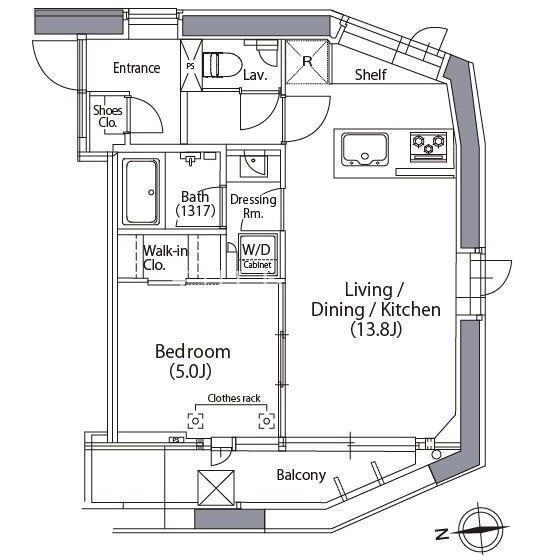 エルスタンザ文京湯島間取り図