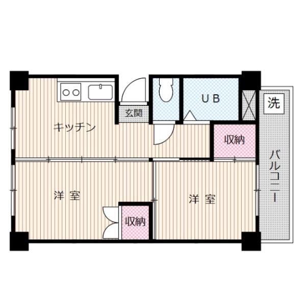 カナワマンション間取り図