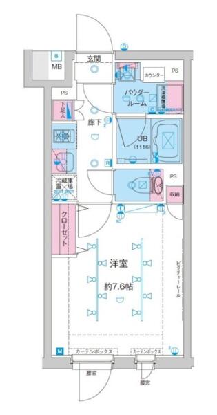 ジェノヴィア新大塚間取り図