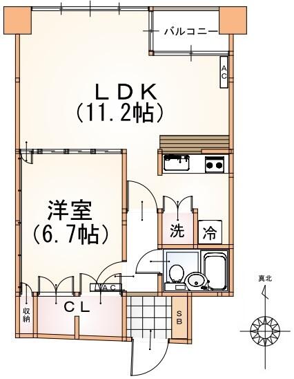 グランドメゾン本郷参丁目 403号室 間取り図